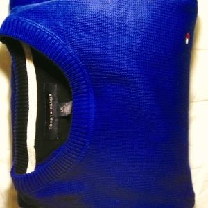 blue Tommy Hilfiger long sleeve shirt